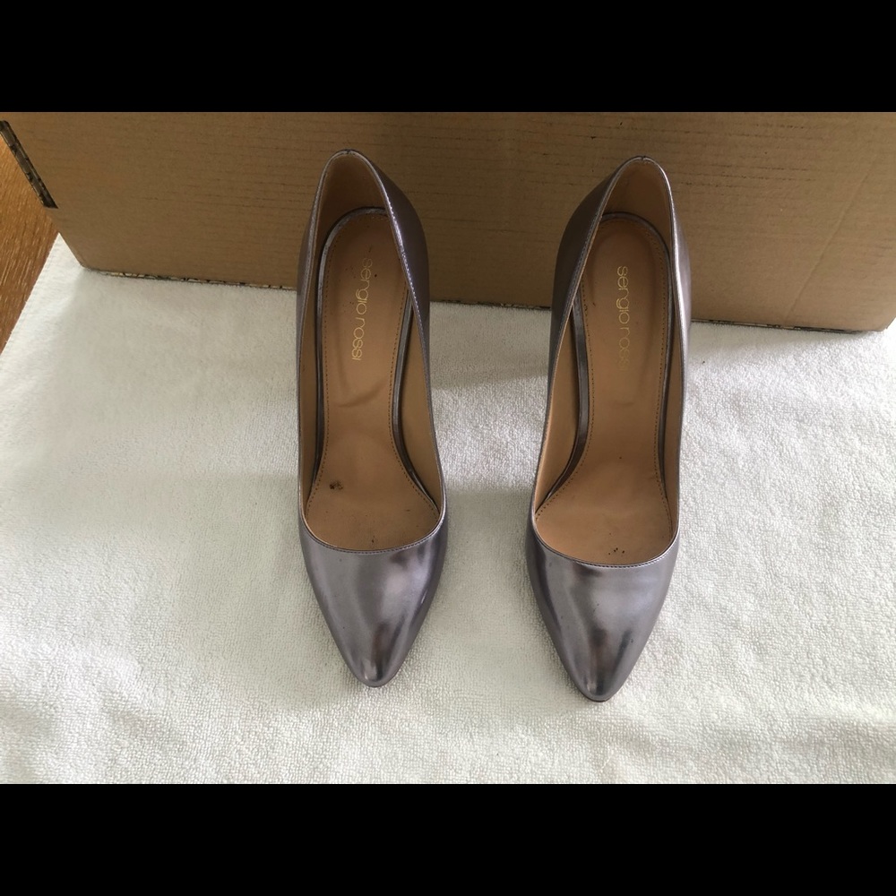 Mirror lillac blush pumps